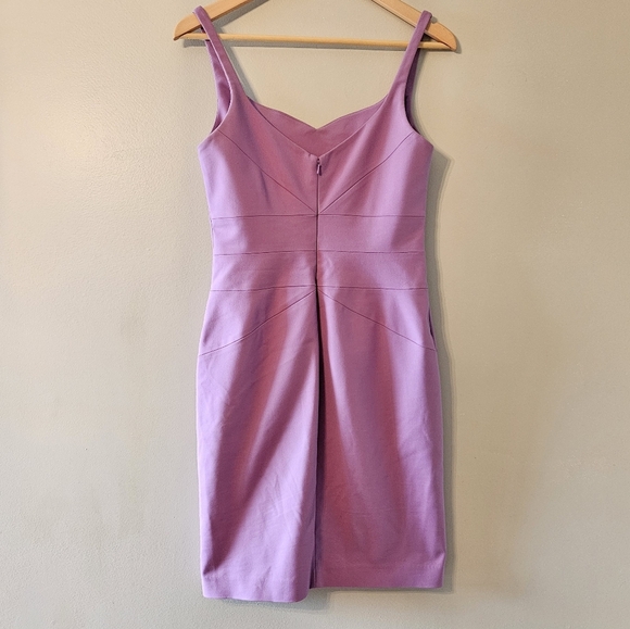 Robert Rodriguez Cocktail Sleeveless Classy Mini Dress Lilac Size 8. - Picture 11 of 16